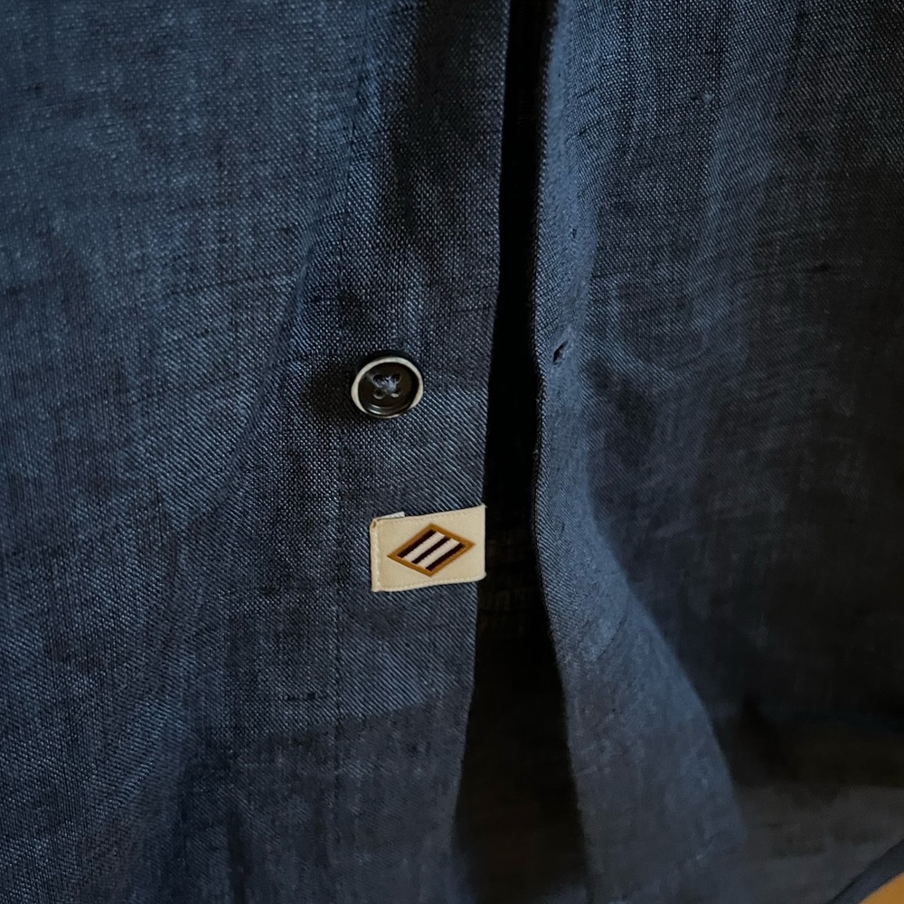 Joseph Abboud Linen Button Down Size M - image 5